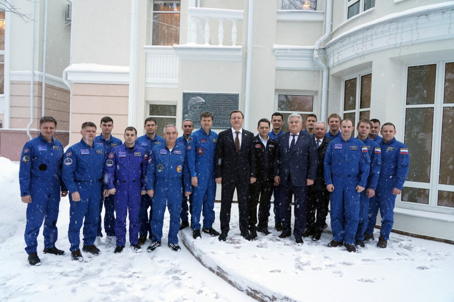 Дмитрий Азаров встретился с отрядом космонавтов НИИ центра подготовки космонавтов имени Ю.А.Гагарина