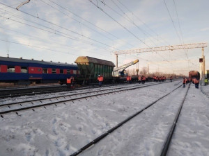 В Самарской области 26 января 2023 года сошли с рельсов 4 вагона