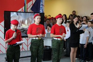 "Парта Героя" в честь сотрудника ОВД открылась в школе Кинельского района