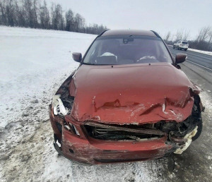 Автомобилистка врезалась в МАЗ на трассе М-5 «Урал» в Самарской области