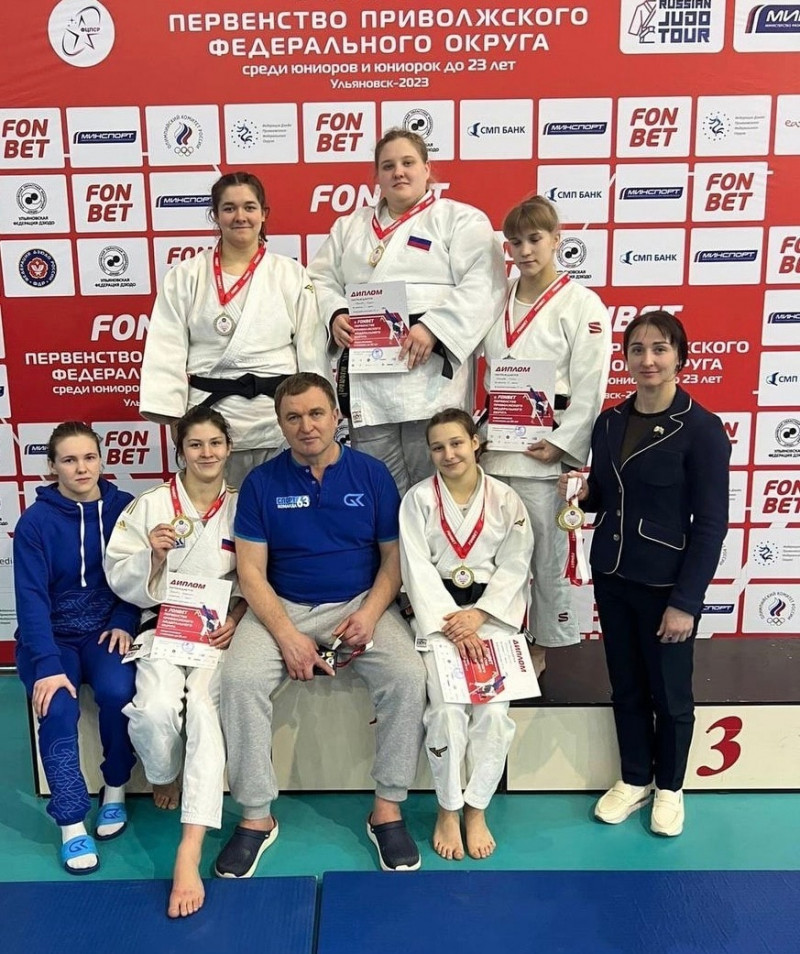 Сборная Самарской области по дзюдо завоевала 12 медалей на первенстве ПФО