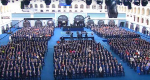 На выступление Президента в Гостином дворе приглашены полторы тысячи человек