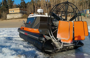 При проведении спасательных работ спасателями Тольятти был задействован аэроглиссер «Север»