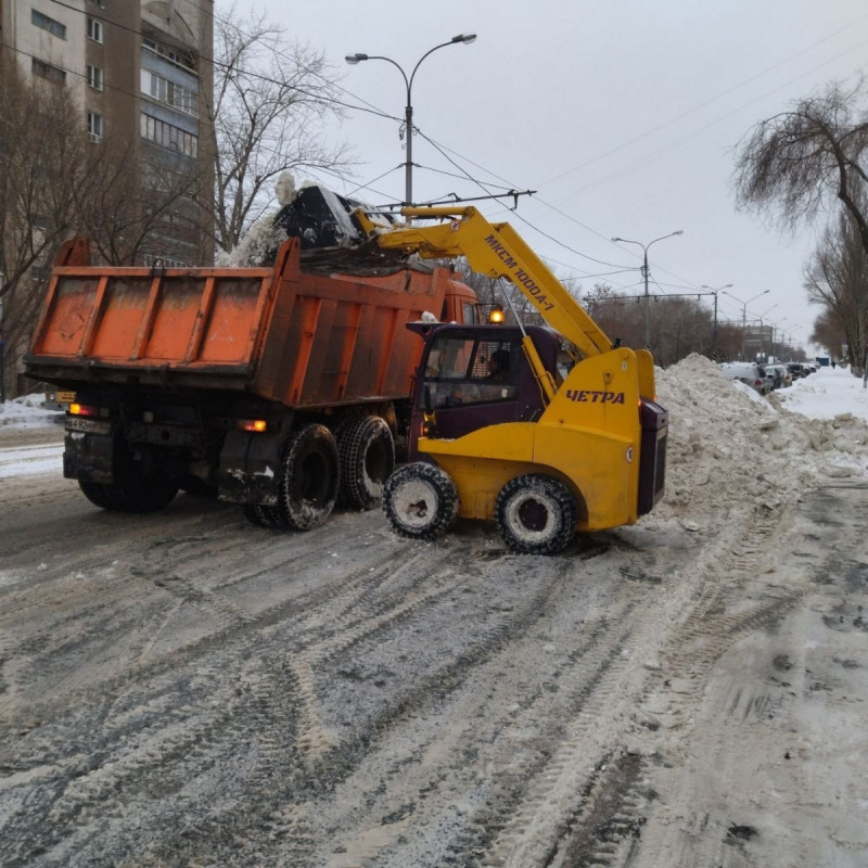 В воскресенье проверили, как организована уборка от снега и наледи во внутригородских районах Самары