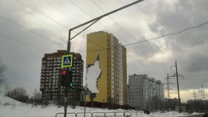 В Самарской области рассыпался фасад 16-этажной новостройки