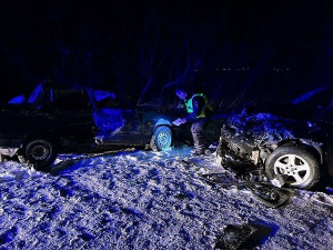 ДТП в снегопад в Сызранском районе: пострадали трое