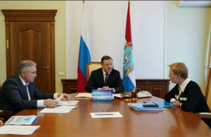 Во встрече также принял участие министр транспорта и автомобильных дорог Самарской области Иван Пивкин.
