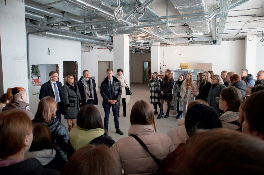 Сегодня в здании будущей поликлиники в Волгаре прошла экскурсия для учащихся Самарского медицинского колледжа