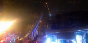 Крупный пожар в доме на Красноармейской в Самаре ликвидирован