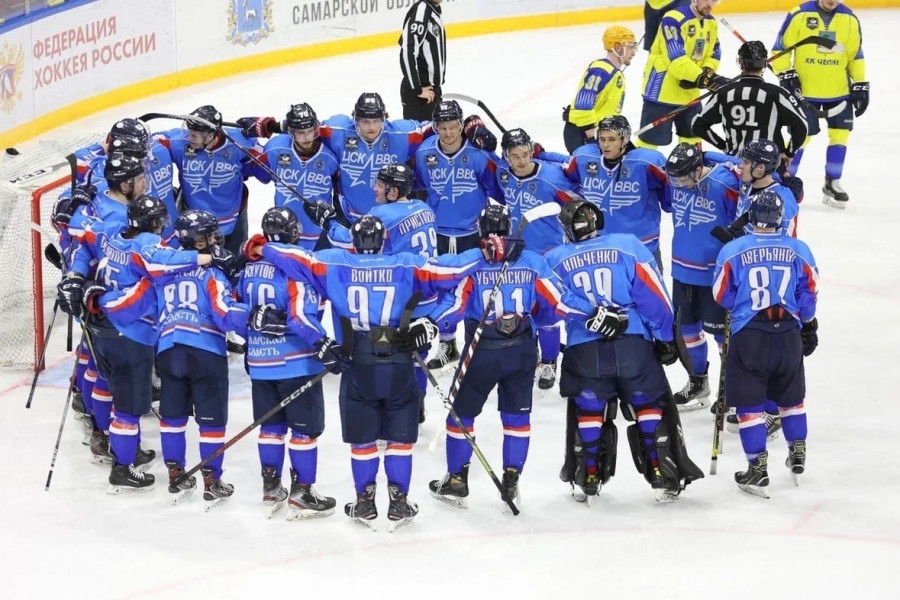 Хоккеисты ЦСК ВВС в полуфинале Кубка Федерации одержали победу над ХК «Челны» со счетом - 7:2