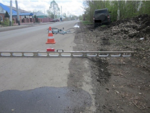 В Чапаевске водитель сбил велосипедиста