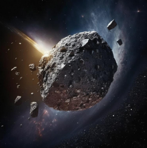 Астероид размером с Эйфелеву башню сблизился с Землей