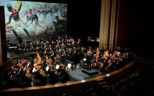 В САТОБ сегодня, 1 мая, состоялся концерт симфонического оркестра и первые выступления участников фестиваля.