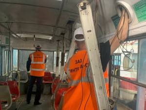 В Самаре салоны подвижного состава МП «Трамвайно-троллейбусное управление» продолжают оснащать системами видеонаблюдения