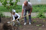 В память о погибших в Великой Отечественной войне полицейские высадили деревья в Самаре