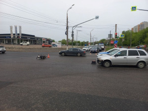 В Тольятти в ДТП пострадал пожилой водитель мопеда