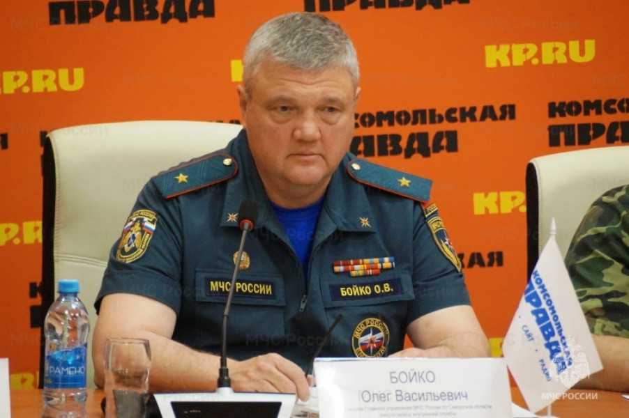 Начальник ГУ ИЧС СО Олег Бойко рассказал об обстановке с природными пожарами в регионе