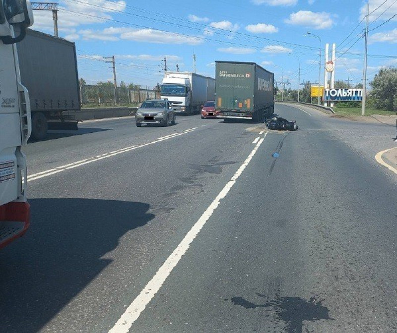 70-летний водитель в Тольятти сбил мотоциклиста