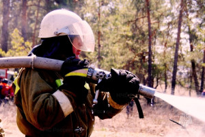 Добровольные пожарные региона помогают в борьбе с огнем