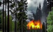 В Канаде площадь территорий, уничтоженных лесными пожарами, достигла 16,5 млн га