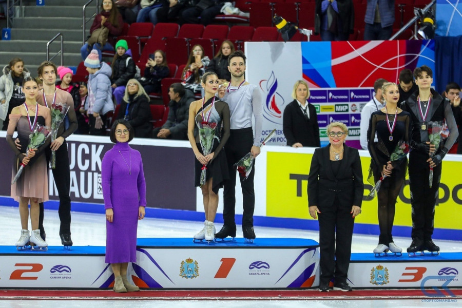 «Волжский пируэт»:  Егор Базин и Елизавета Худайбердиева - победители турнира в танцах на льду