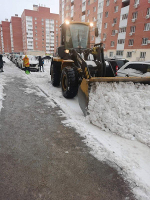 Первый обильный снегопад в Самаре районные службы благоустройства встретили в полной готовности