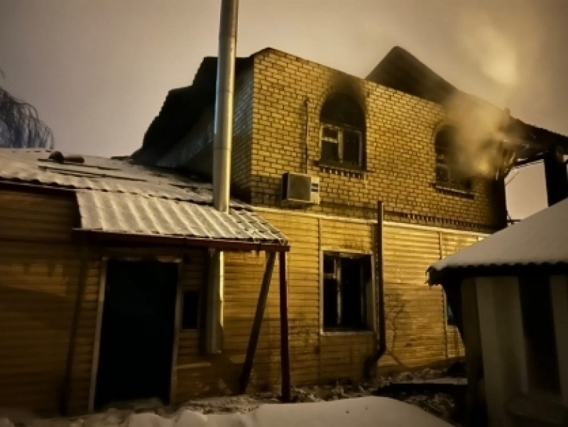 В Сызранском районе после пожара в доме обнаружены тела пенсионерки и ее сына