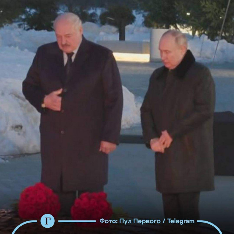 В Ленинградской области Путин и Лукашенко открыли мемориал, посвященный погибшим во время войны мирным гражданам СССР.