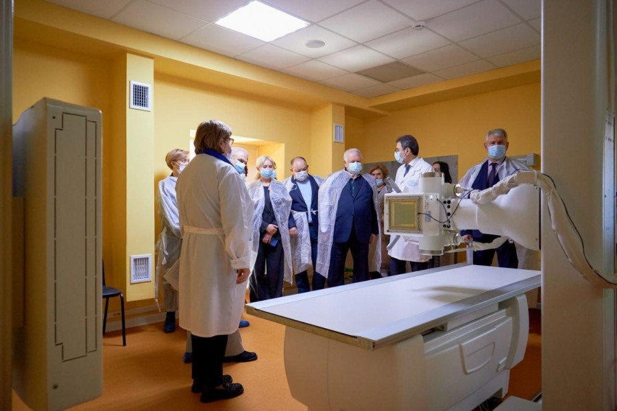 Армен Бенян посетили Новокуйбышевскую центральную городскую больницу