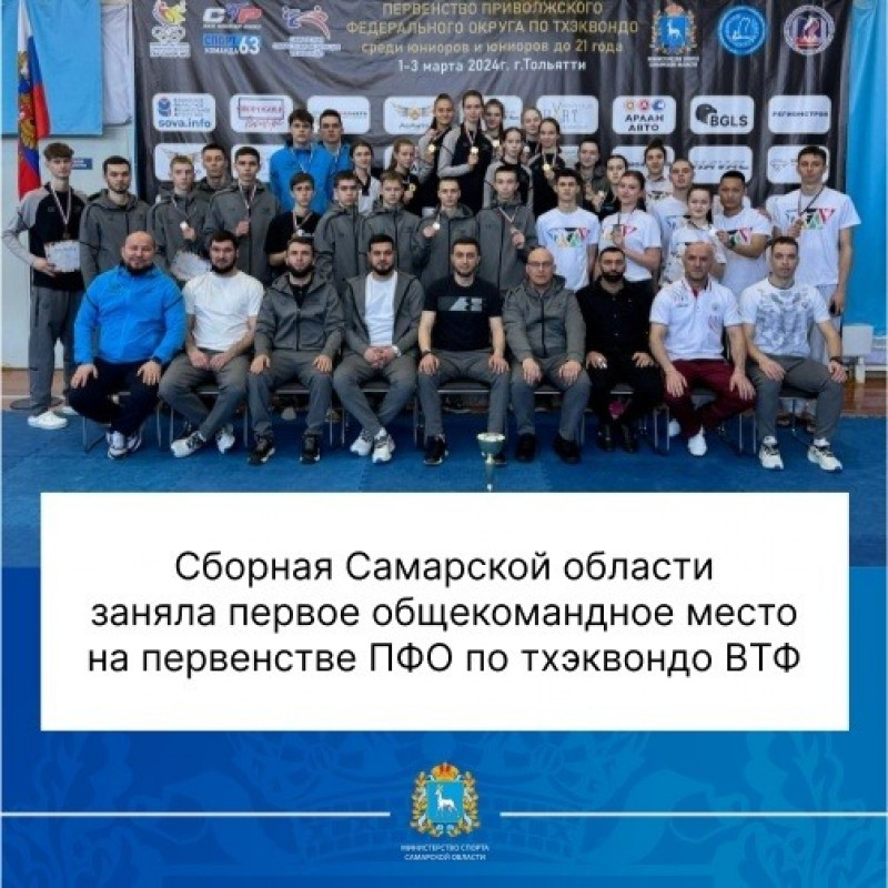 В Тольятти прошло первенство ПФО среди юниоров и юниорок до 21 года по тхэквондо ВТФ