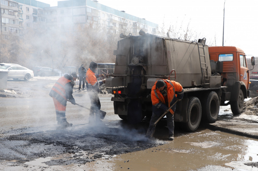 Аварийно-ямочный ремонт выполнен на 36 объектах  улично-дорожной сети Самары