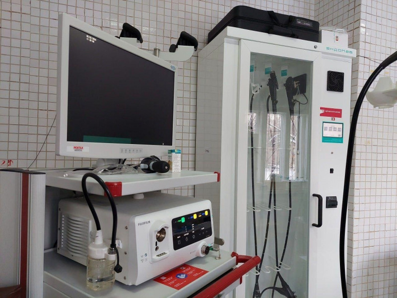 Пациенты Самарской поликлиники №10 проходят исследования на новом эндоскопическом оборудовании