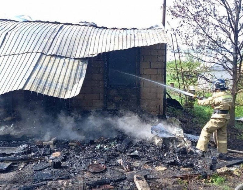 Пожар в селе Верхняя Орлянка Самарской области: есть погибший