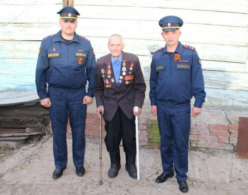 Ветеранов Великой Отечественной войны поздравили с 79-й годовщиной Победы сотрудники самарского УФСИН