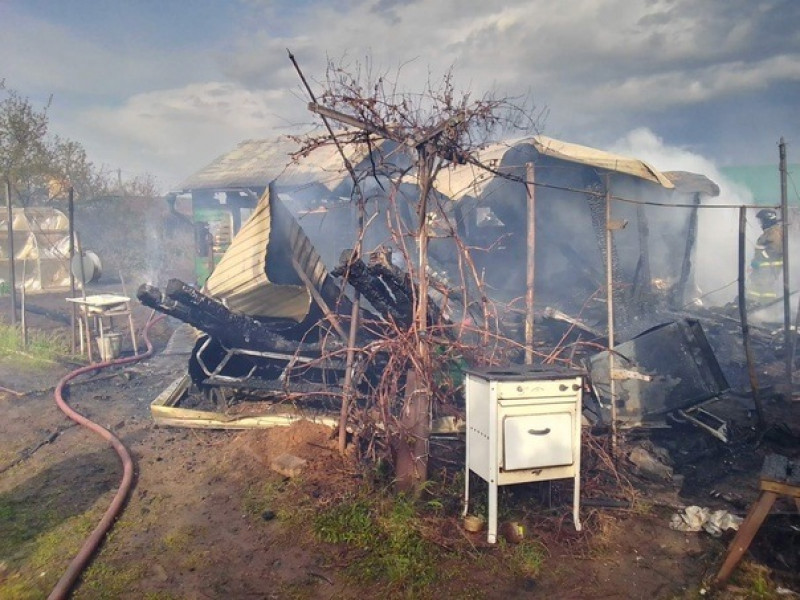 В Кинельском районе горел частный дом, есть погибший