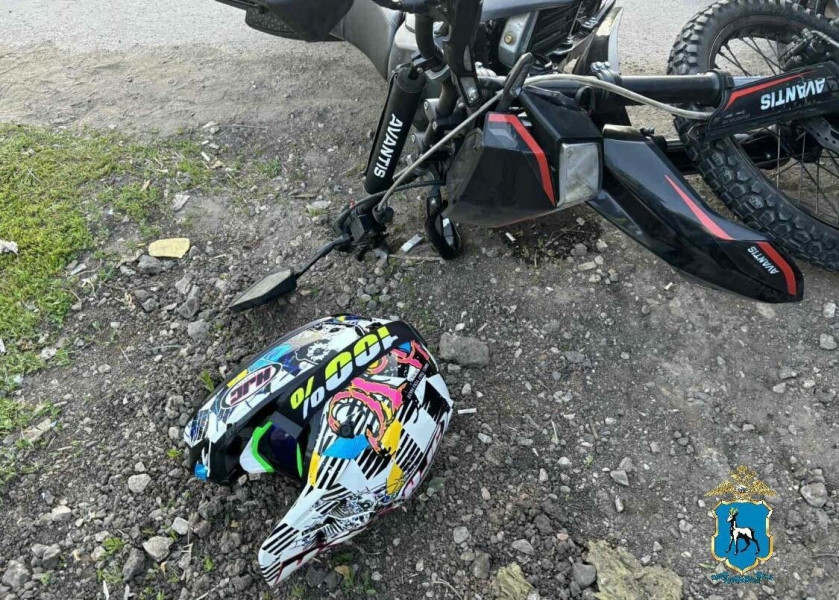 В Чапаевске в ДТП пострадал мотоциклист