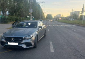 Тольяттинец на Мерседесе сбил ребенка, ехавшего на самокате