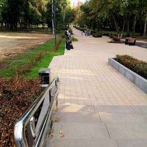 Завершается благоустройство аллеи от озера до ул. Ставропольская.