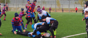 11 октября на тренировочной площадке "Энергия" стадиона "Солидарность Самара Арена" проходили поединки турнира по регби среди детей.