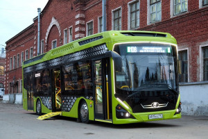 Сегодня в Самаре начал курсировать электробус «Генерал»