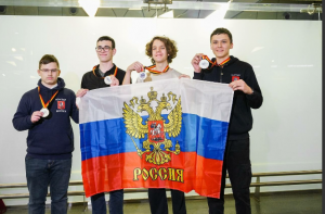 Участники российской команды завоевали три золотые и две серебряные медали.