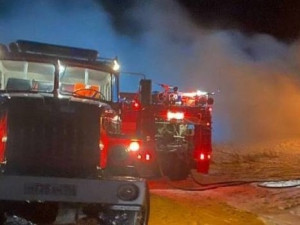 Дом на 45 кв. метрах горел в Приволжском районе