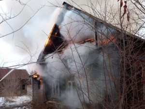 В селе Приволжье горел жилой дом, погиб человек