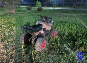 В Сызрани 33-летняя женщина выпила и перевернула квадроцикл в кювет