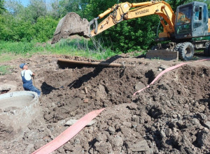 «РКС-Самара» ремонтируют участок крупного канализационного коллектора в Куйбышевском районе.