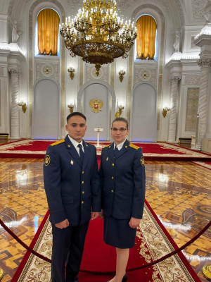 Выпускники самарского вуза ФСИН встретились с Президентом России в Кремле
