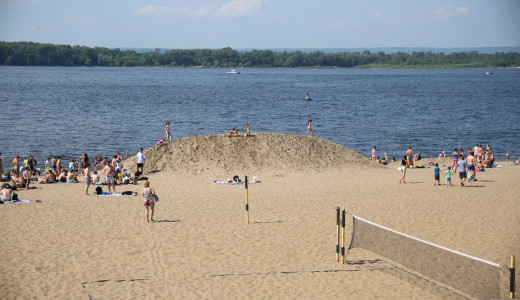 В Самаре температура воды в Волге +23 градуса