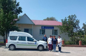 Одна из машин передана в службу неотложной медицинской помощи, которая осуществляет выезды к пациентам в ежедневном режиме.