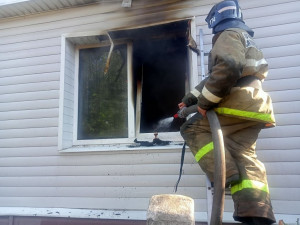 При пожаре погиб хозяин дома.